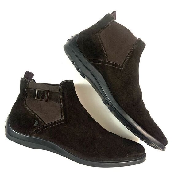 TOD’S Men’s Suede Short Boots - Picture 1 of 11